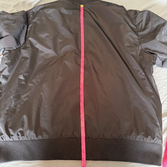 Old Navy XXL Men's Black Water-Resistant Bomber Full Zip-up Jacket - Picture 15 of 16